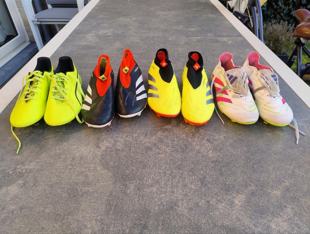 Voetbalschoenen Puma en Adidas maat 40,5 tot 44, 5, Ophalen