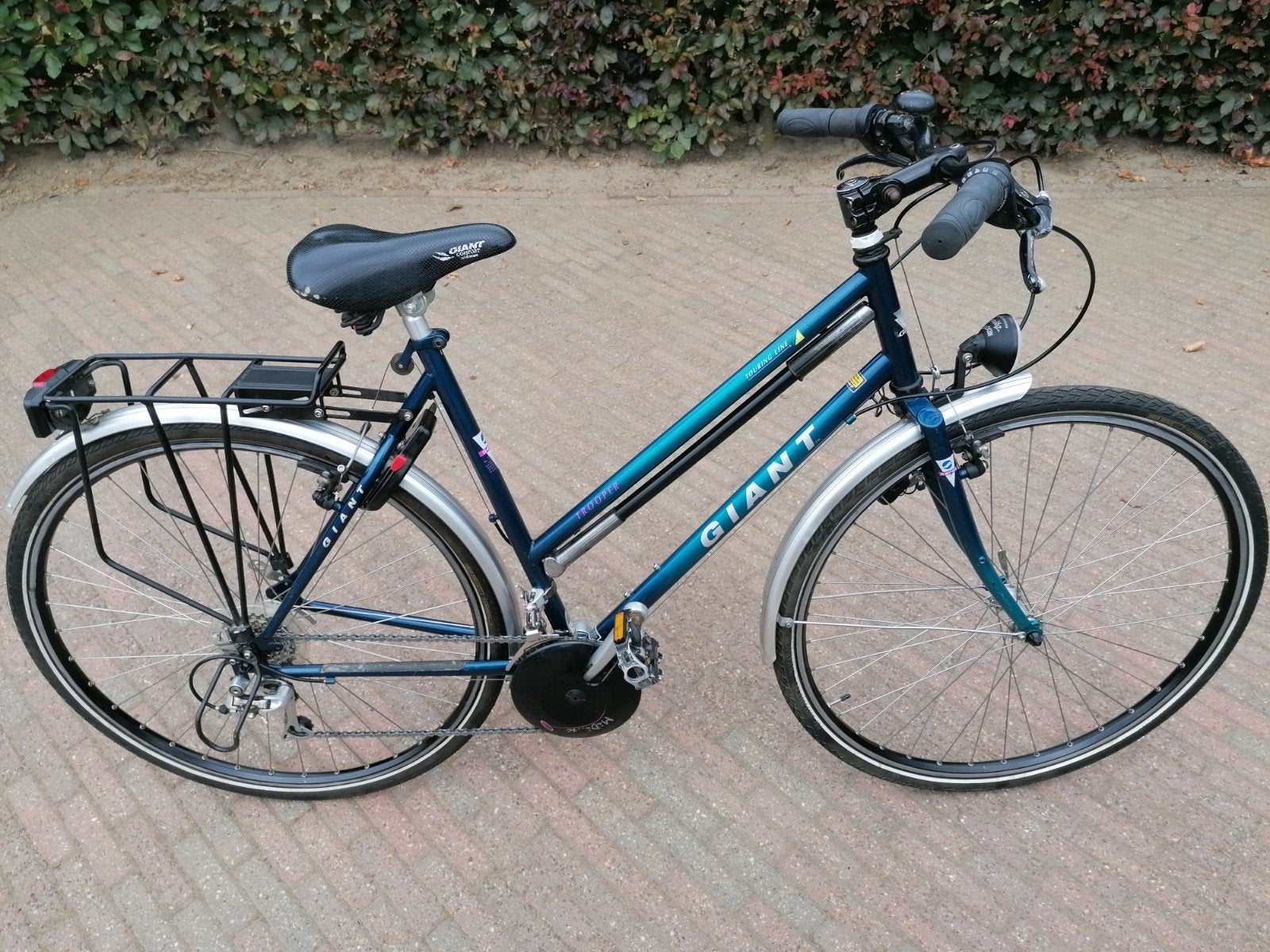 GIANT Trooper vintage dames sport fiets maat 54, Fietsen en Brommers, Ophalen, 28 inch, 53 tot 56 cm, Velgrem