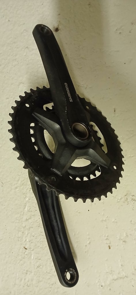 Crankset Shimano MT210/300, Ophalen, Gebruikt, Crankstel of Pedalen, Shimano