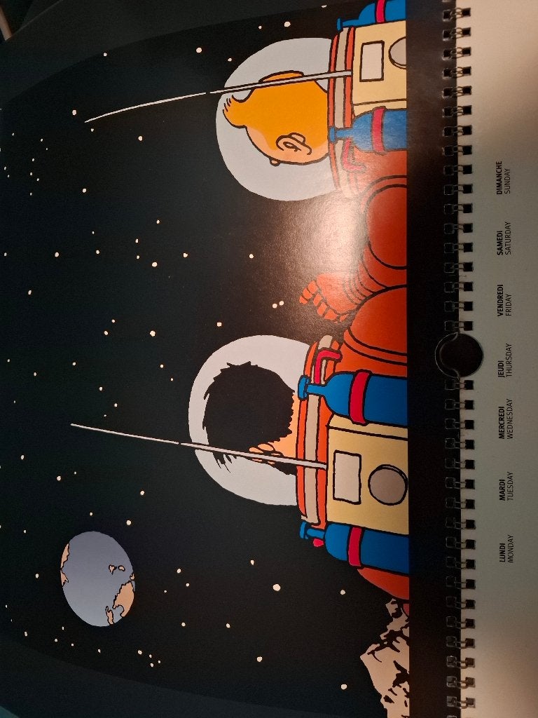 Calendrier tintin  2000, Divers, Calendriers, Enlèvement ou Envoi, Calendrier annuel, Comme neuf