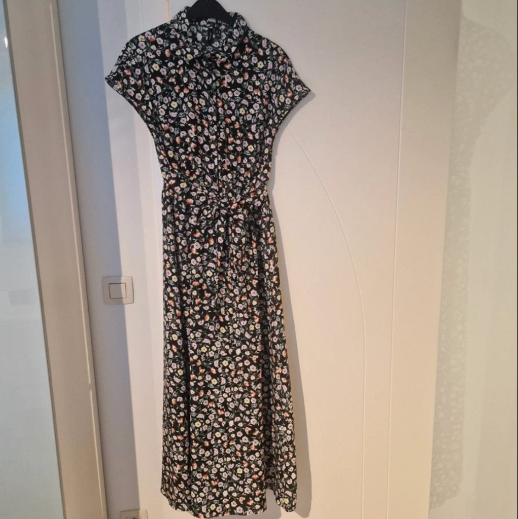 Lange gebloemde jurk Vero Moda XS, Kleding | Dames, Jurken, Meerkleurig, Vero Moda, Ophalen of Verzenden, Zo goed als nieuw