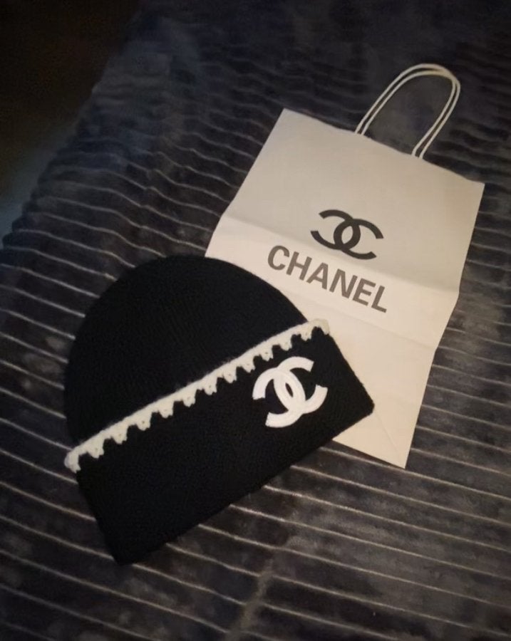 Chanel muts zwart wit, Kleding | Heren, Ophalen, Nieuw