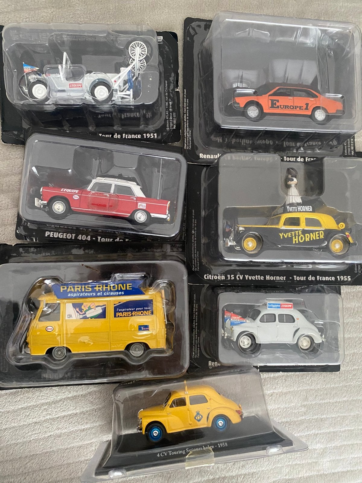 Lot tour de france et 4cv touring secours, Enlèvement ou Envoi, Comme neuf, Norev