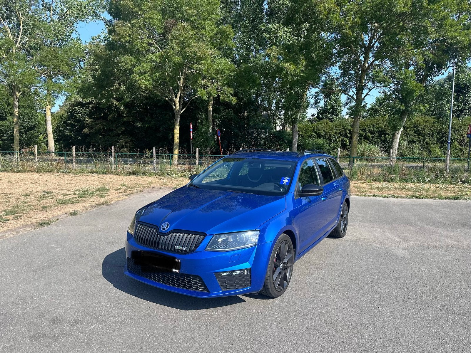 Skoda Octavia vRS, Auto's, Voorwielaandrijving, 1998 cc, Blauw, 5 deurs