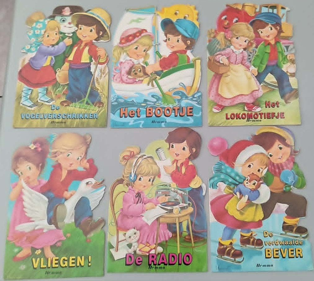 6 boekjes Vrolijke verhaaltjes - Hemma, Ophalen of Verzenden, Gelezen
