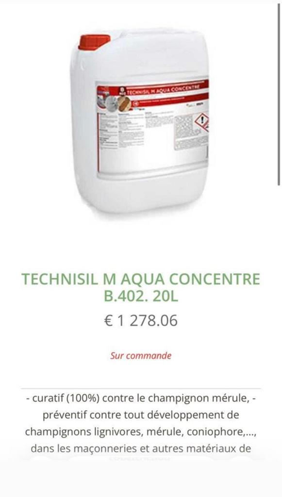 TECHNISIL M AQUA CONCENTRE B.404. 20L, Ophalen