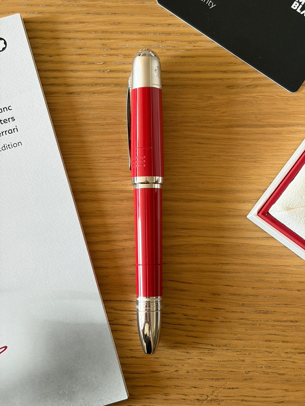 Stylo Montblanc Great Characters Enzo Ferrari – Complet, Enlèvement, Comme neuf, Stylo à bille