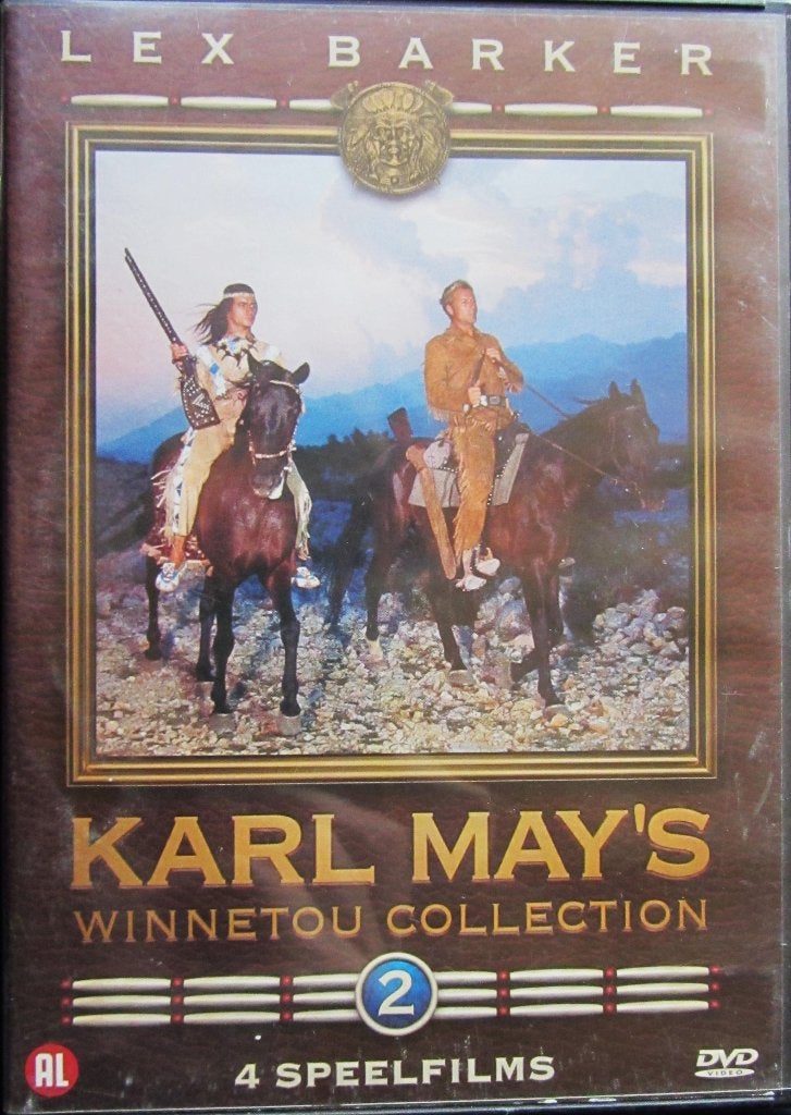 DVD WESTERN-KARL MAY'S WINNETOU COLLECTION (LEX BARKER) 1964, Tous les âges, Enlèvement ou Envoi, Comme neuf, Autres genres