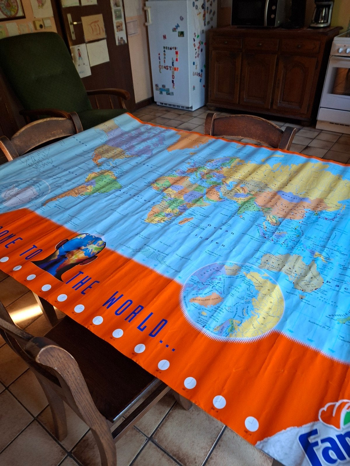 Post. Wereldkaart., Ophalen of Verzenden
