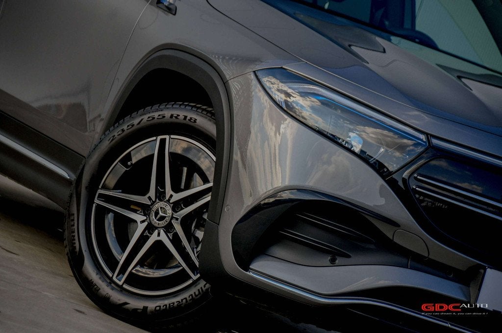 Mercedes-Benz EQB 350 AMG LINE - 4 MATIC -PANO DAK - 7PL, Auto's, Automaat, 215 kW, Alcantara, 7 zetels