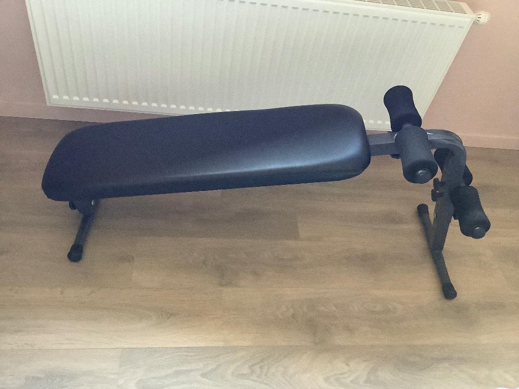 Fitness bankje, Sport en Fitness, Fitnessmaterialen, Ophalen, Zo goed als nieuw, Buik, Fitnessbank