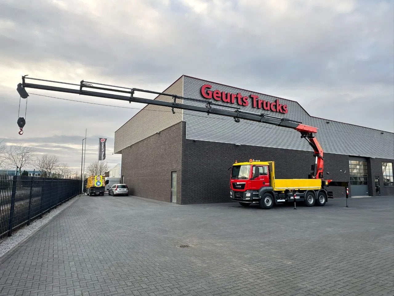 MAN TGS 26.480 6X4 MET PALFINGER PK 42002-SH G KRAAN / KRAN, Rouge, Achat, Euro 6, 480 ch