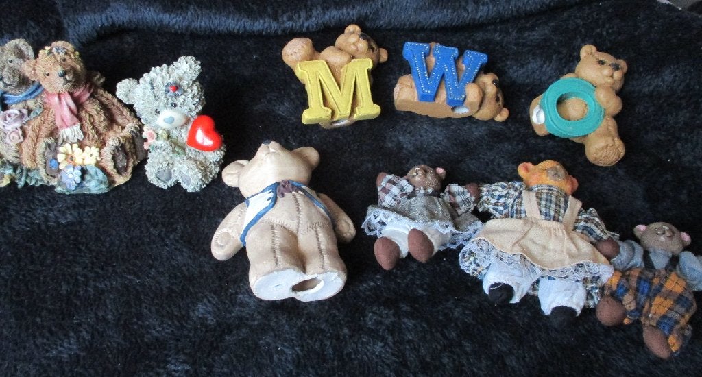Kleine beertjes in prima staat, samen 2 euro, of ...., Verzamelen, Beren en Cherished Teddies, Ophalen of Verzenden, Zo goed als nieuw