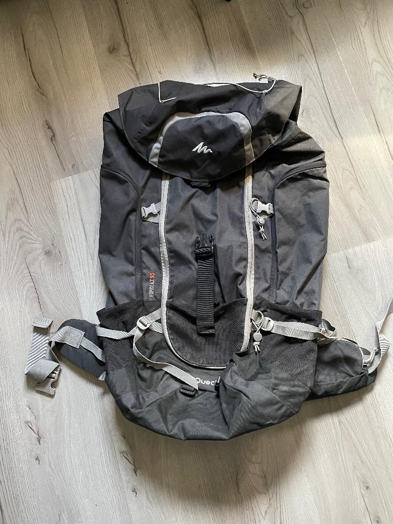Trekzak Forclaz 90L, Ophalen, Zo goed als nieuw, Rugzak