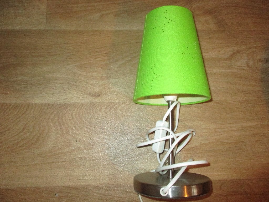 lampe de sol ou de bureau, look moderne, verte, Enlèvement ou Envoi, Comme neuf, Moins de 100 cm