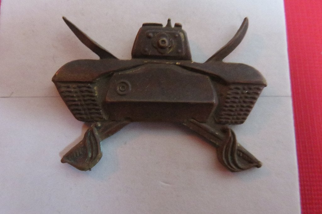Insigne Centre Blindés, Collections, Enlèvement ou Envoi, Armée de terre, Emblème ou Badge