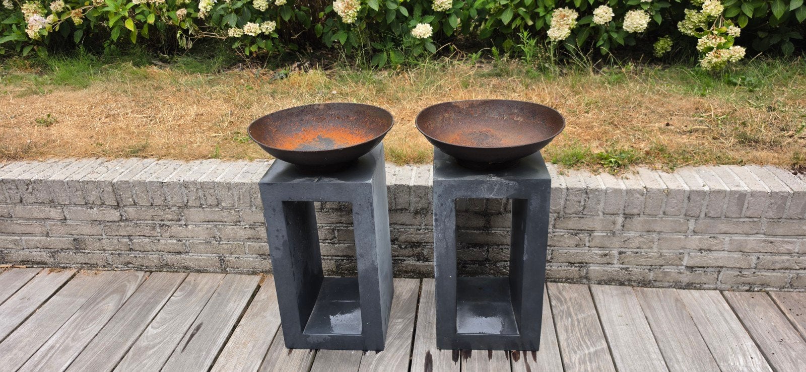 vuurschalen 2 stuks, Tuin en Terras, Vuurschalen, Ophalen