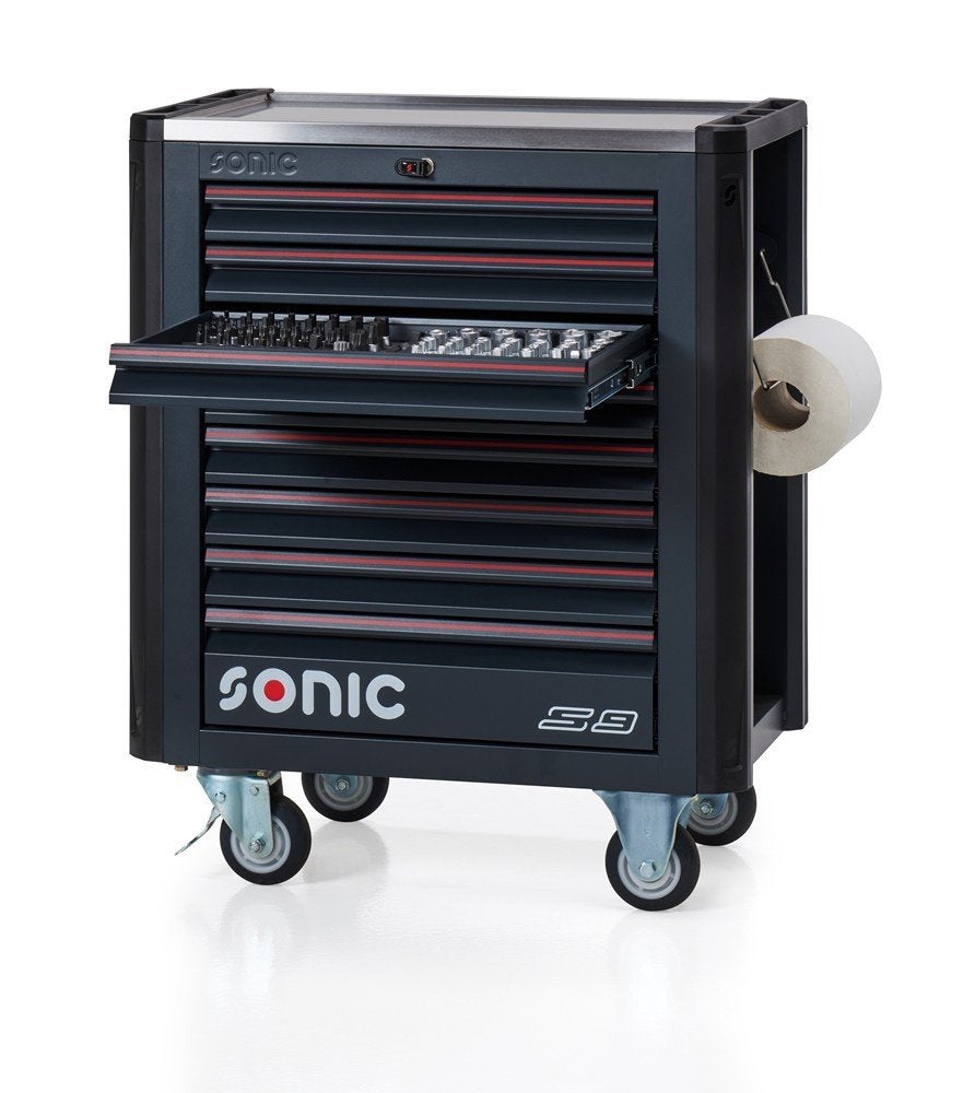 Sonic NEXT S9 gereedschapswagen – 384-delig gevuld, Ophalen, Gevuld, Nieuw