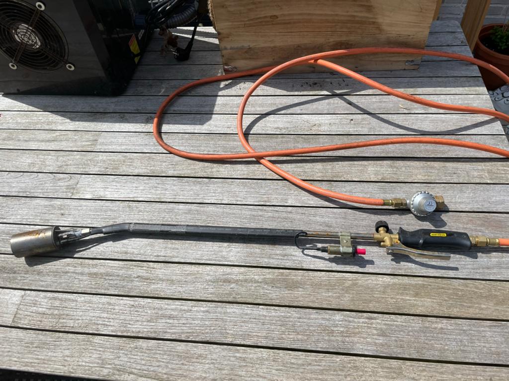 Onkruidbrander Berthoud, Tuin en Terras, Ophalen, Gebruikt