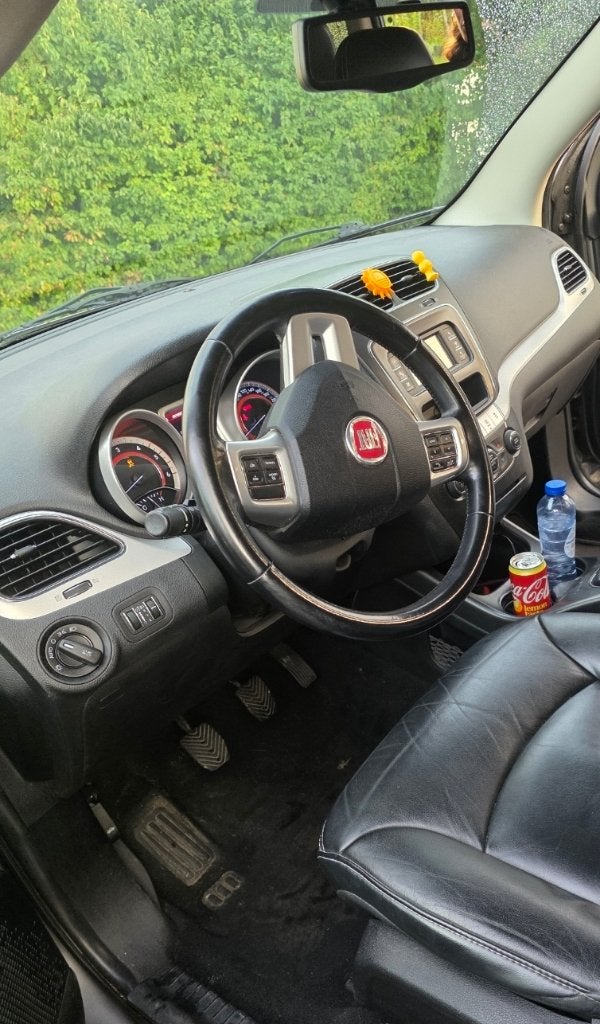 Fiat freemont, Auto's, Zwart, 7 zetels, Leder, 5 deurs
