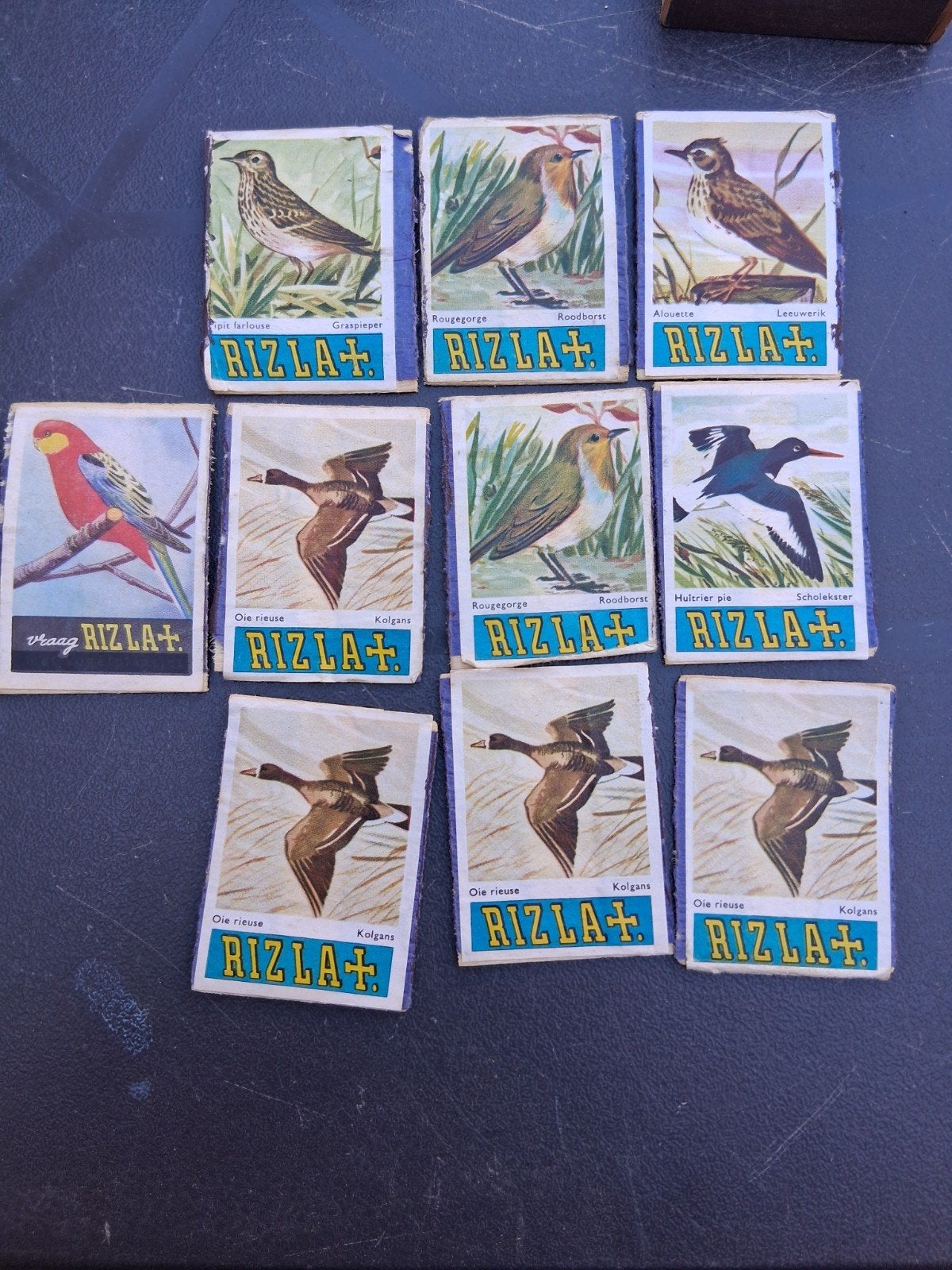 boîtes d'allumettes, Enlèvement
