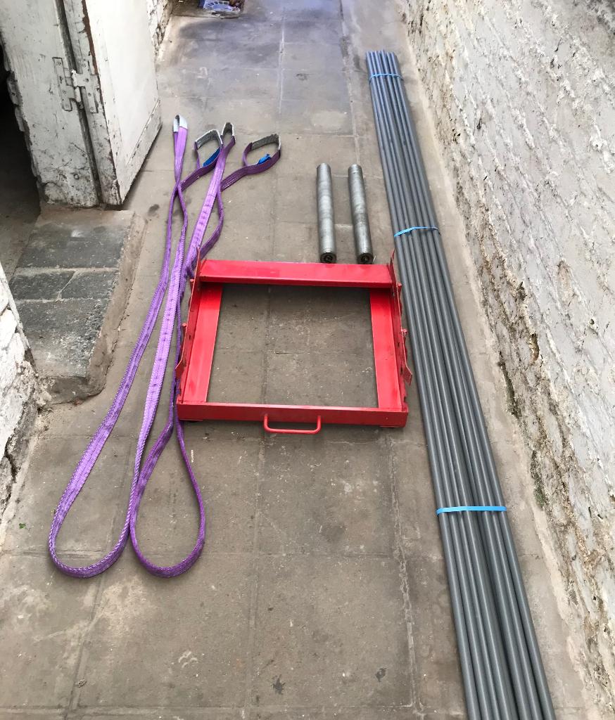 Elektriciteitsset: verstelbare ,19 buizen en 2 stroppen, Doe-het-zelf en Bouw, Ophalen, Gebruikt, Overige typen