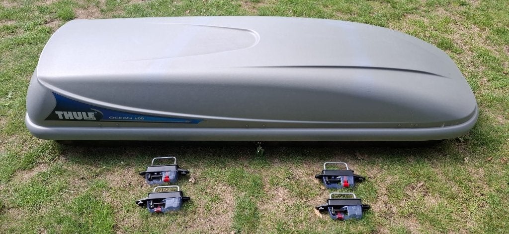 Thule dakkoffer Ocean 600, Ophalen, Gebruikt