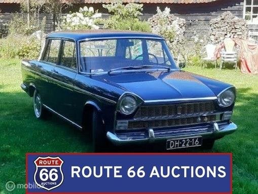 Fiat 1500L | 1962 | Route 66 Auctions, Auto's, Zwart, Bedrijf, Handgeschakeld, Overige carrosserie