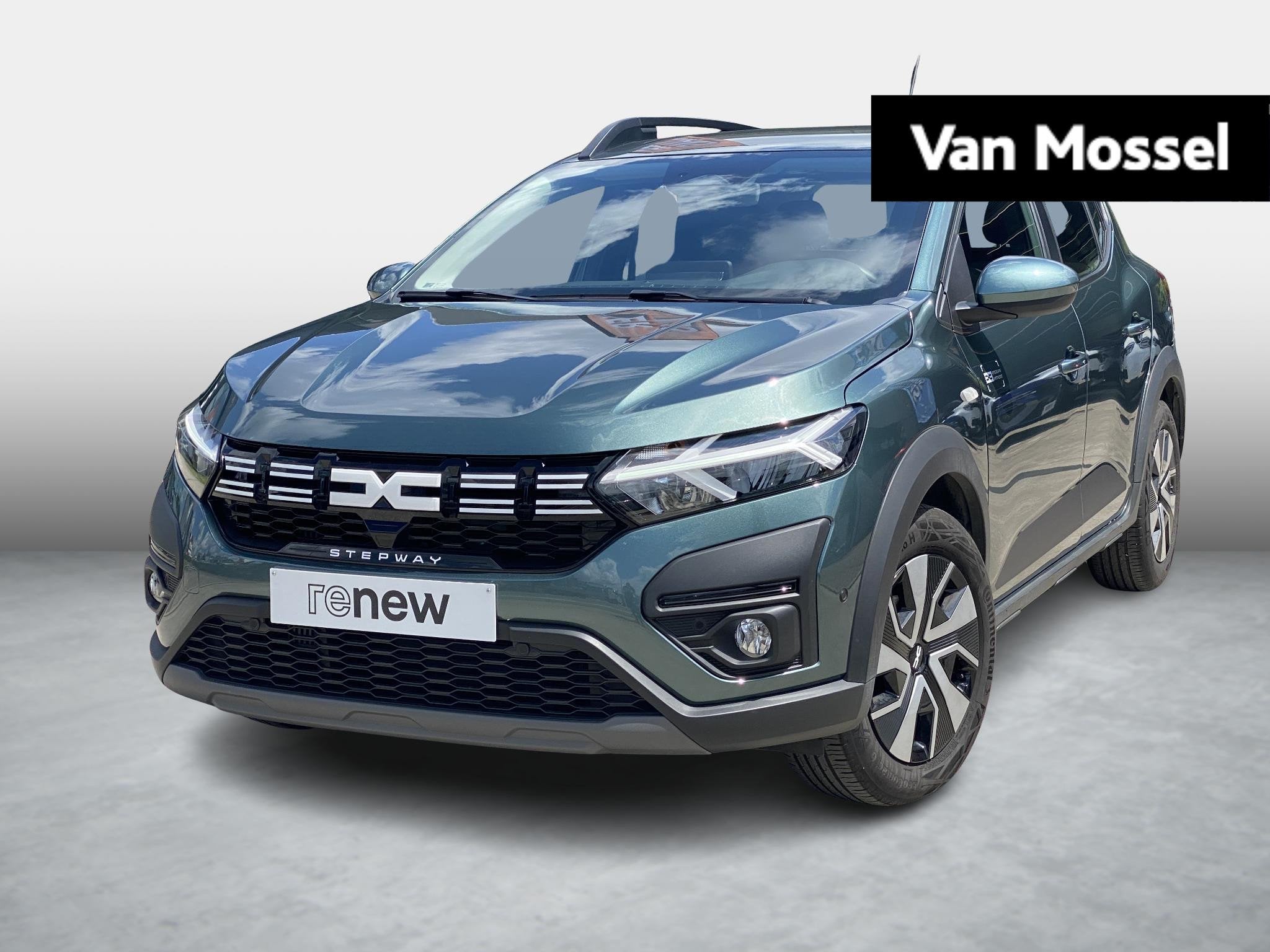 Dacia Sandero Stepway Expression TCe 90, Auto's, Dacia, Voorwielaandrijving, Stof, Gebruikt, Zwart