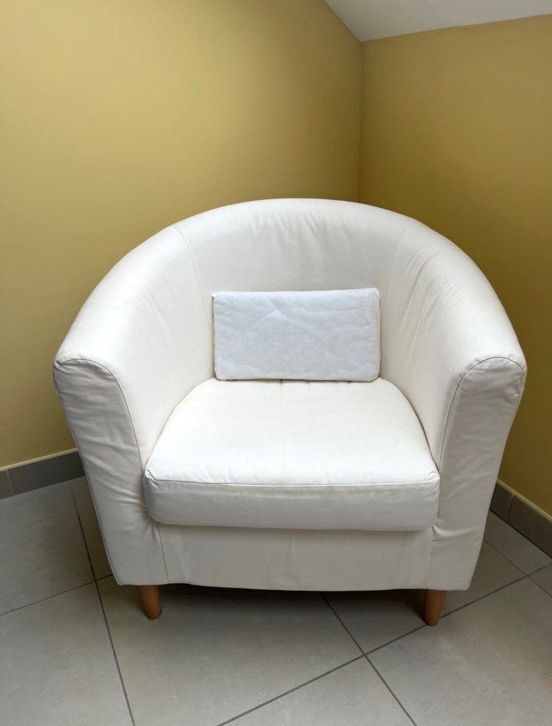 IKEA TULLSTA fauteuil, Huis en Inrichting, Ophalen, Hout, Gebruikt, Minder dan 75 cm