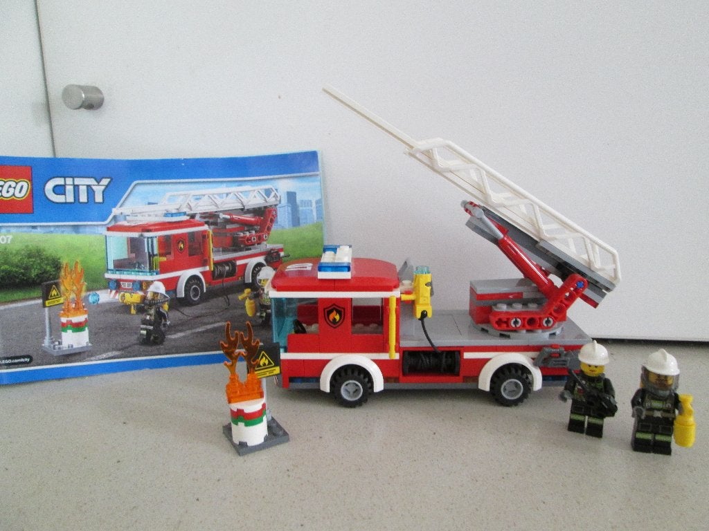 Lego; thema brandweer nr 60107 van 2016 brandweerwagen, City, Lego, Ophalen of Verzenden, Zo goed als nieuw