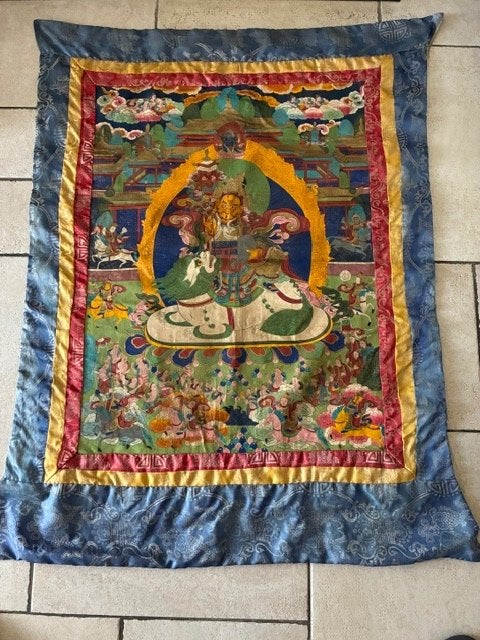 Oosterse kunst Tibetaanse Tanka., Tibet, Tableau, Enlèvement ou Envoi, Peint