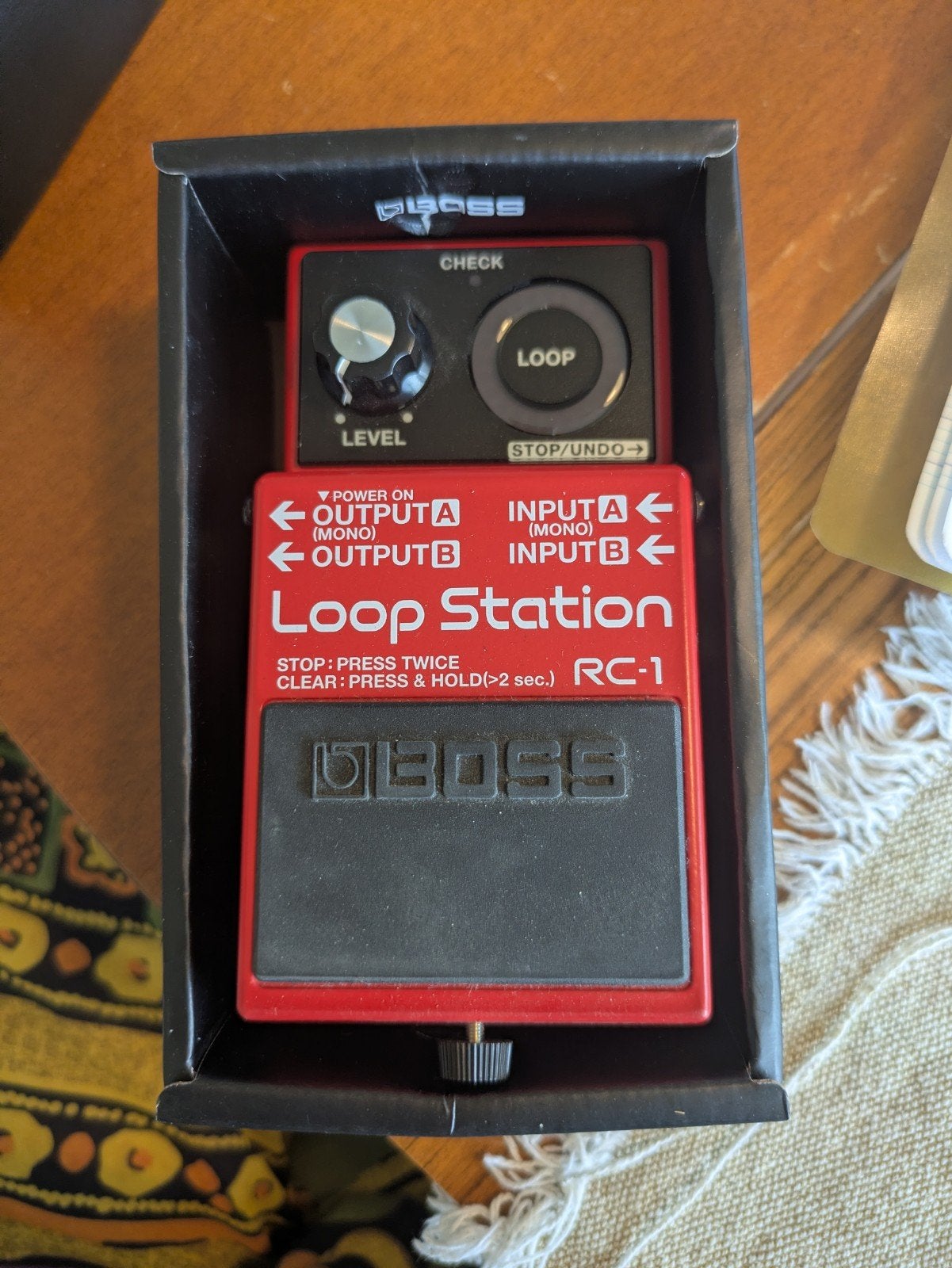 BOSS RC-1 Loop Station – zo goed als nieuw – €90, Enlèvement, Comme neuf
