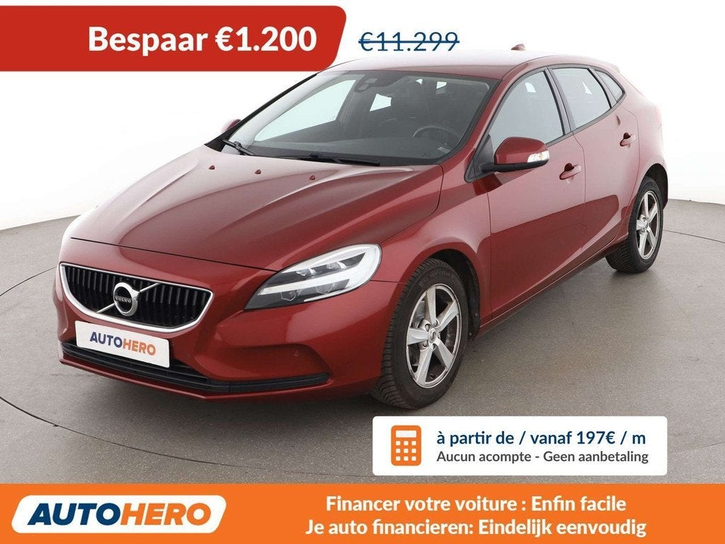 Volvo V40 2.0 D2 Kinetic (bj 2018), Auto's, Volvo, Voorwielaandrijving, Gebruikt, Zwart, 1969 cc