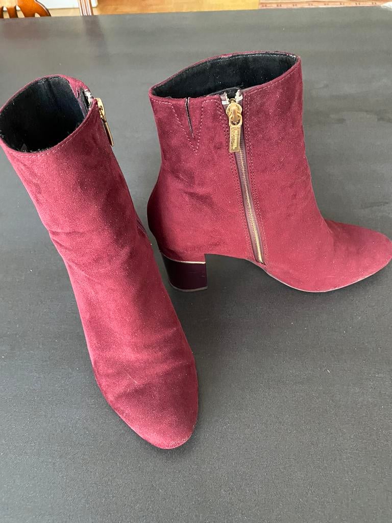 Bottes courtes P.40 Tamaris bordeau, Tamaris, Comme neuf, Boots et Botinnes