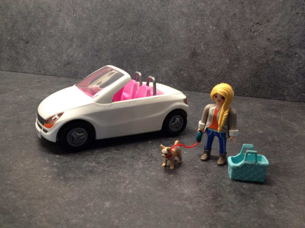 Playmobil cabrio set 5585, Ophalen of Verzenden, Zo goed als nieuw