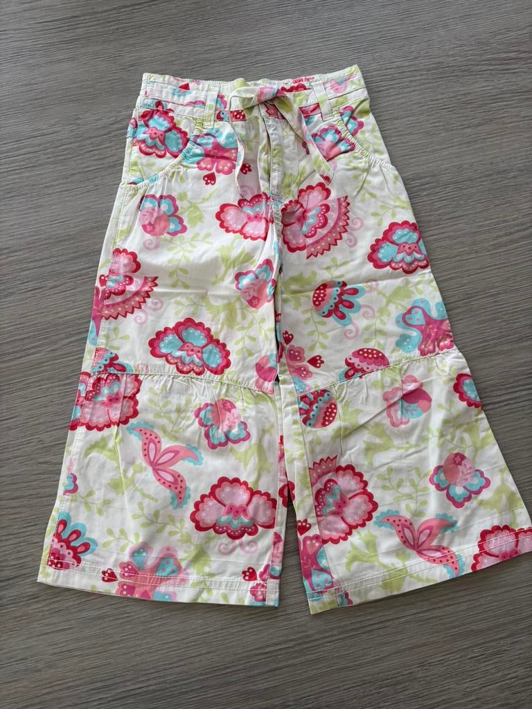 Broek met bloemen - maat 92, Kinderen en Baby's, Broek, Meisje, Ophalen of Verzenden, Zo goed als nieuw
