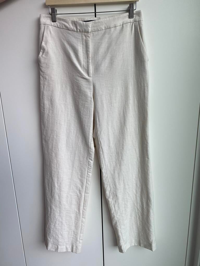 Ecru broek Zara  NIEUW, Kleding | Dames, ZARA, Beige, Maat 42/44 (L), Nieuw