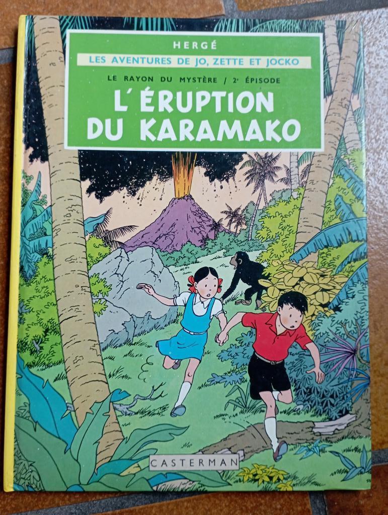 583) franstalig stripverhaal Jo , Zettte & Jocko ( Hergé ), Eén stripboek, Ophalen of Verzenden, Gelezen