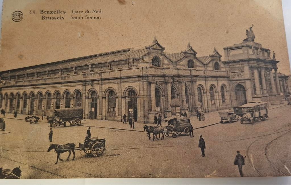Bruxelles Gare du Midi, Enlèvement ou Envoi, Non affranchie, Bruxelles (Capitale)