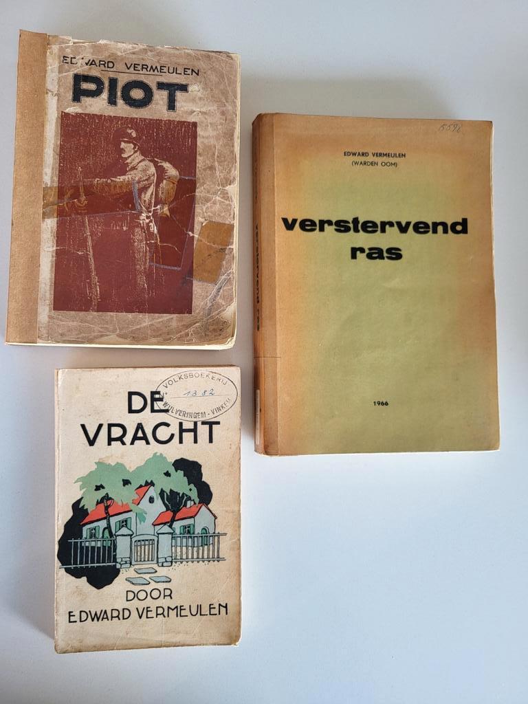 3x Edward Vermeulen - Piot & Verstervend ras & De vracht, Boeken, Literatuur, Gelezen, Ophalen of Verzenden
