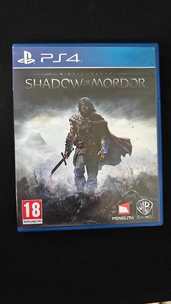 Middle-Earth: Shadow of Mordor - PS4 Games, Avontuur en Actie, Gebruikt, Vanaf 18 jaar, 1 speler