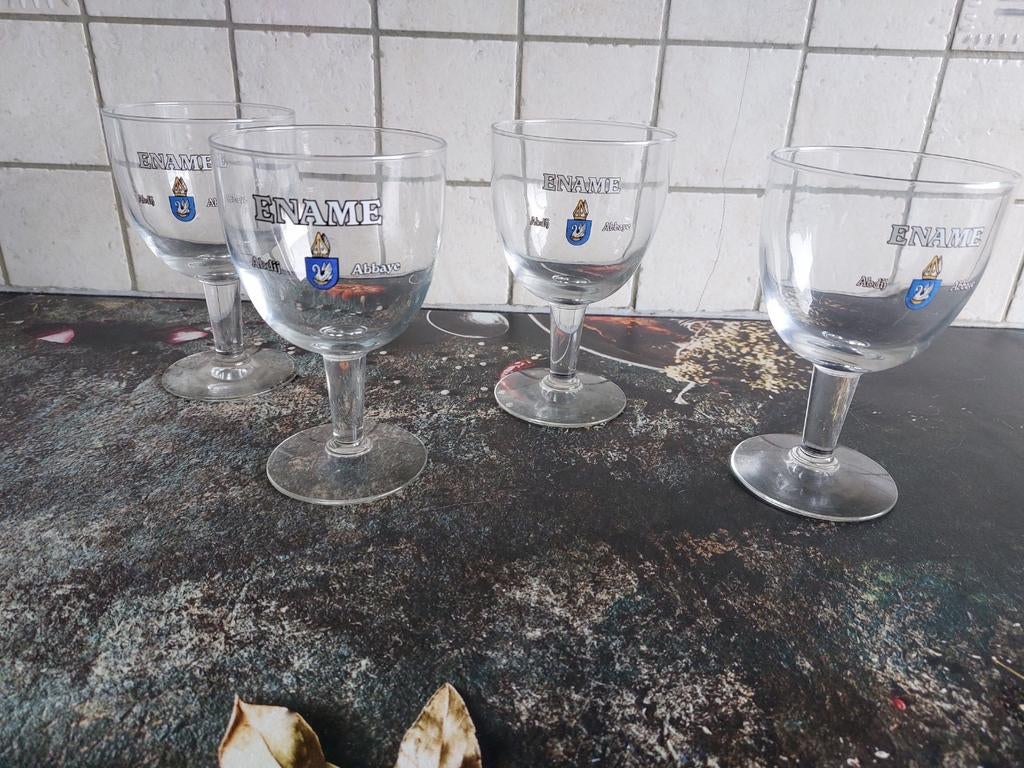 Bierglazen Ename, Verzamelen, Ophalen of Verzenden, Zo goed als nieuw, Bierglas