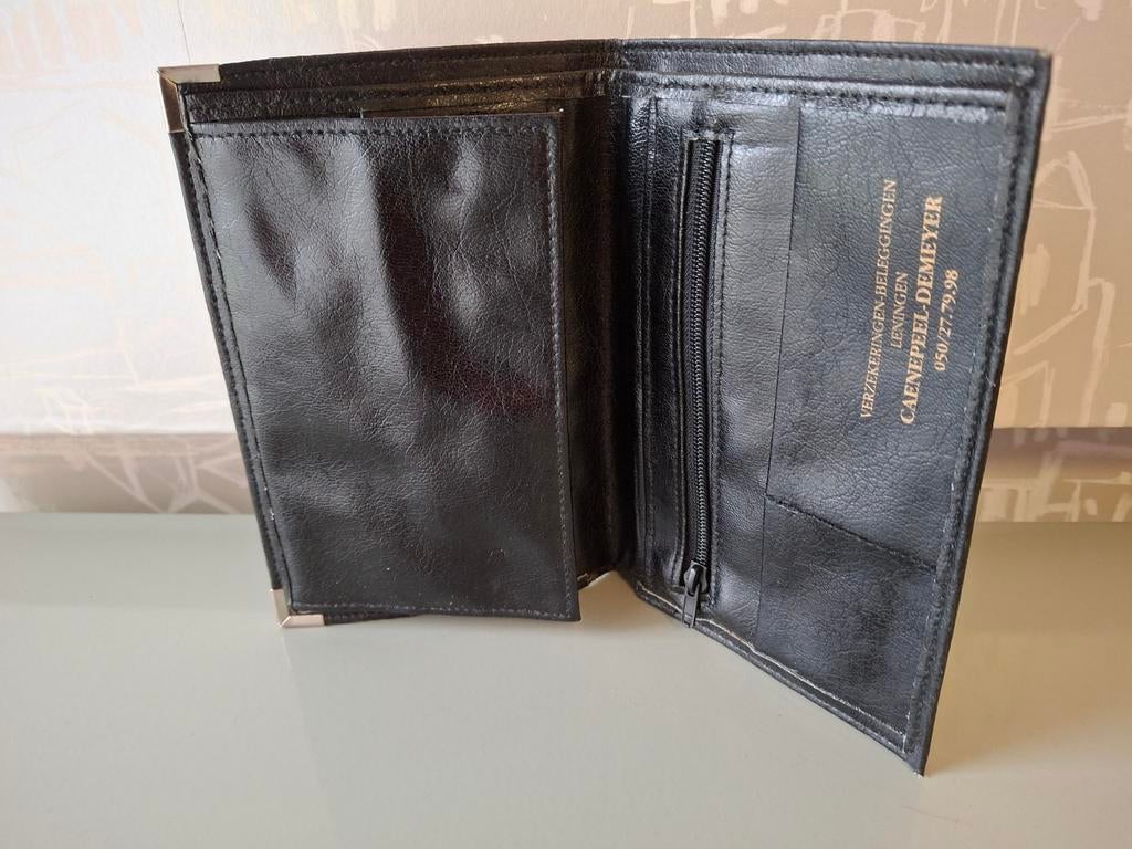 Porte feuille zwart, Handtassen en Accessoires, Portemonnees, Ophalen of Verzenden, Zo goed als nieuw, Zwart