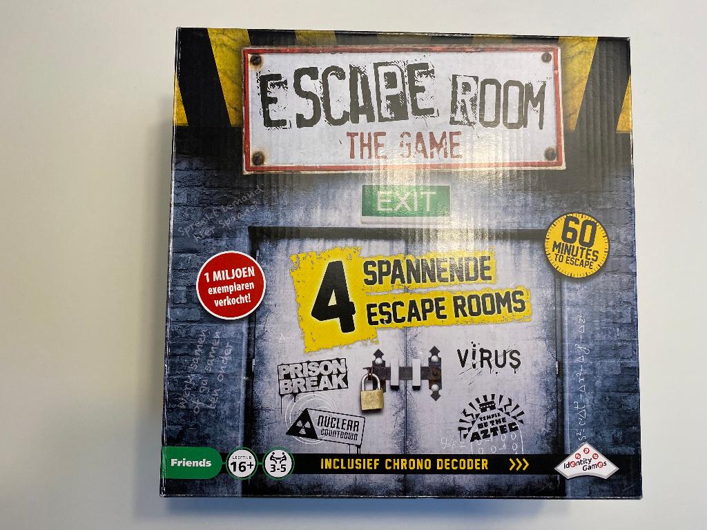 Escape room The game, Identity Games, Hobby en Vrije tijd, Drie of vier spelers, Ophalen of Verzenden, Zo goed als nieuw, Identity Games