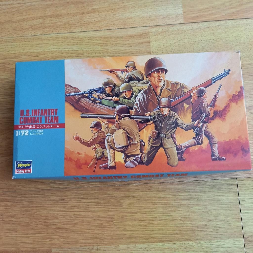 U.S.INFANTRY COMBAT TEAM > HASEGAWA 1991, Hobby en Vrije tijd, Ophalen of Verzenden