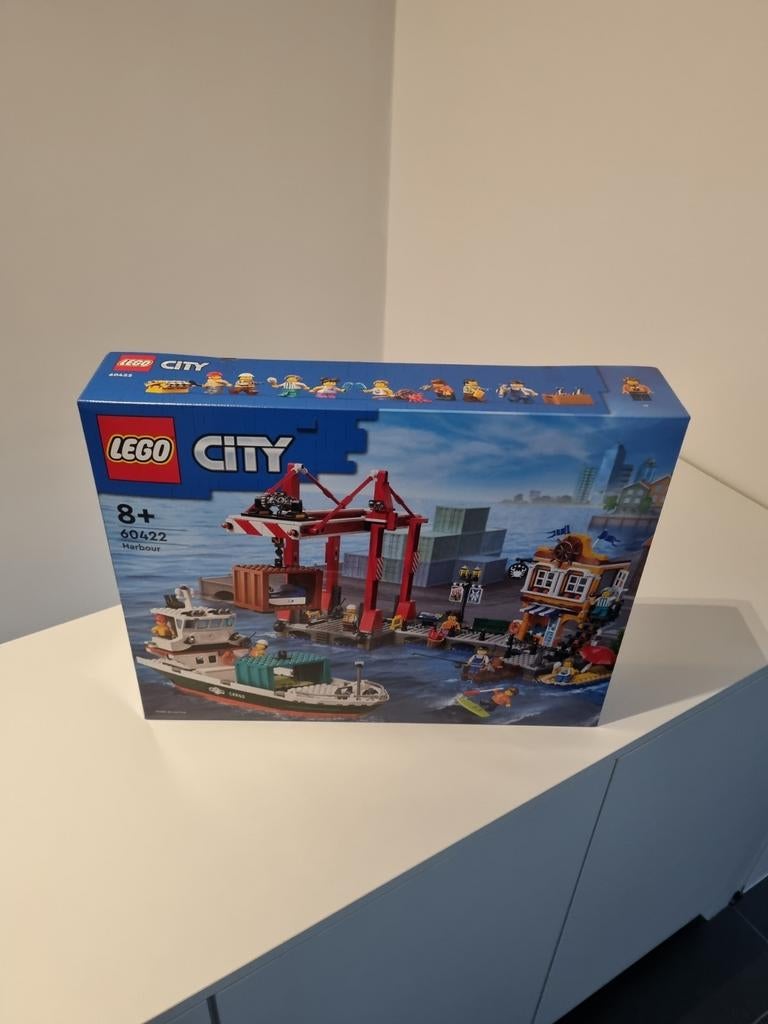 Lego city 60422 haven met vrachtschip, Ophalen of Verzenden, Nieuw, Lego