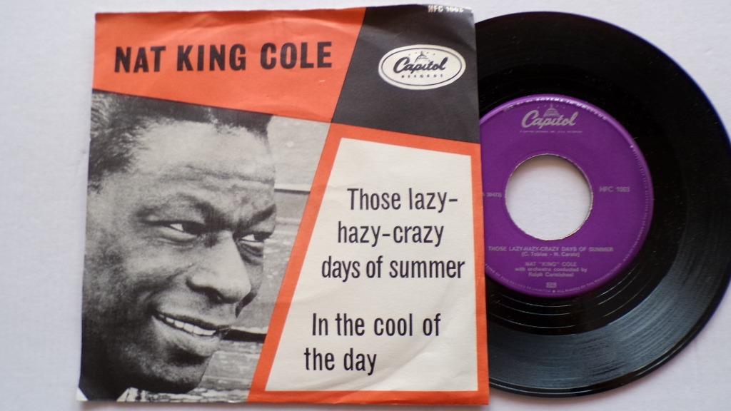 NAT KING COLE - Those lazy-hazy-crazy days of summer (45t), Enlèvement ou Envoi, Comme neuf, Pop