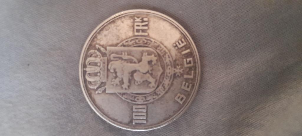 Belgisch stuk 100 frank, Postzegels en Munten, Bankbiljetten | België, Ophalen