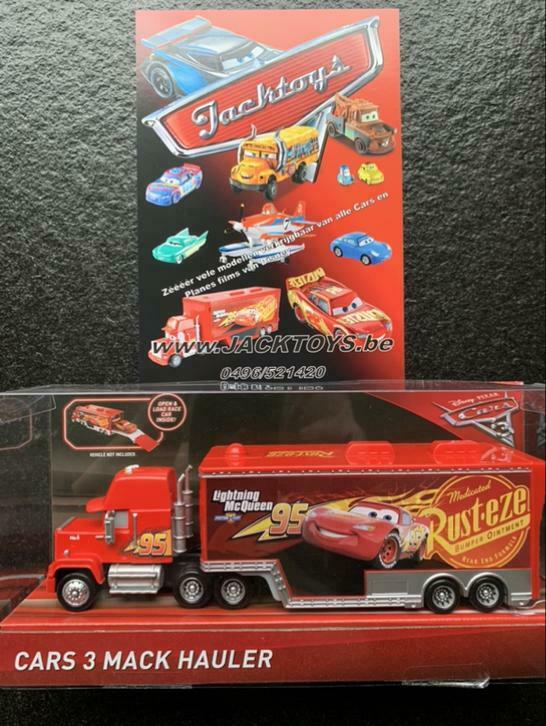 Disney Pixar Cars Mack vrachtwagen hauler, Ophalen of Verzenden, Nieuw